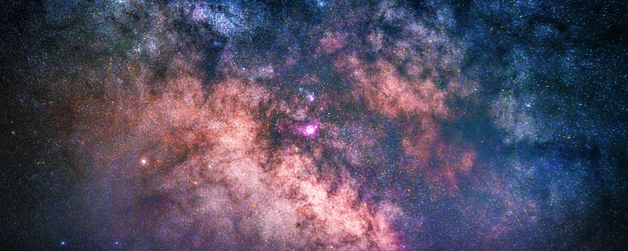 Sternenhimmel und Nebel